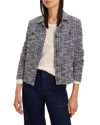 NIC+ZOE - Nightfall Metallic Crop Tweed Jacket - Lyst