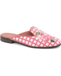 PAIGE - Needlepoint Hydrangea Mule - Lyst