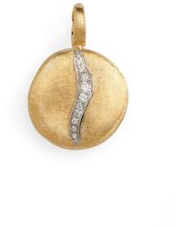 Marco Bicego - Jaipur 18k Yellow Gold Medium Diamond Accent Pendant - Lyst