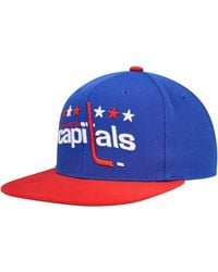 Mitchell & Ness - Washington Capitals Core Team Ground 2.0 Snapback Hat - Lyst