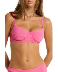 Sea Level - Spinnaker Underwire Balconette Bikini Top - Lyst