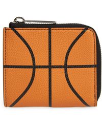 Off-White c/o Virgil Abloh - Basketball Leather Zip Around Wallet - Lyst