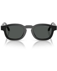 Armani - 48Mm Rectangle Sunglasses - Lyst
