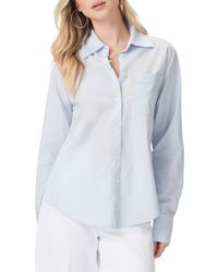 PAIGE - Christa Cotton Button-up Shirt - Lyst