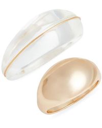 Open Edit - Set Of 2 Statement Rings - Lyst