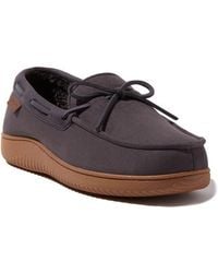 Dearfoams - Pierce Faux Shearling Moccasin Slipper - Lyst