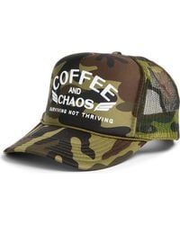 Friday Feelin - Coffee & Chaos Patch Trucker Hat - Lyst