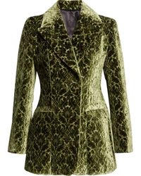 Burberry - Baroque Velvet Blazer - Lyst