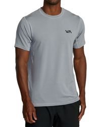 RVCA - Sport Vent Stripe Performance Graphic T-shirt - Lyst