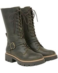 Celtic & Co. - Strap Detail Mid Calf Boot - Lyst