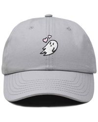 Alix - Heartly Ghost Embroidered Cap - Lyst