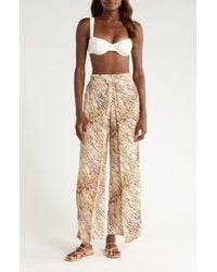 Elan - Print Cover-Up Wrap Pants - Lyst