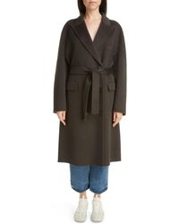 Acne Studios - Onessa Double Face Wool & Alpaca Double Breasted Coat - Lyst