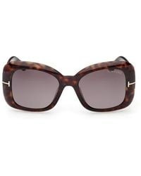 Tom Ford - 52Mm Gradient Square Sunglasses - Lyst