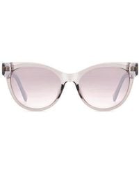 Fossil - 53Mm Gradient Cat Eye Sunglasses - Lyst