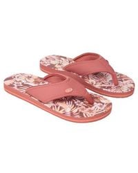 Animal - Leaf Print Flip Flops - Lyst