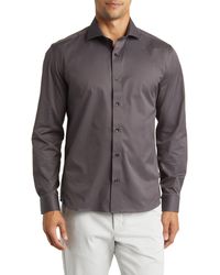 Stone Rose - Drytouch Performance Sateen Button-up Shirt - Lyst