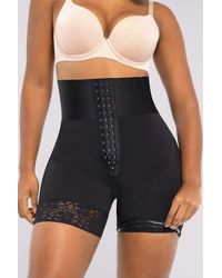 Shapellx - Tummy Control Boned Sculpt High Waist Shorts - Lyst
