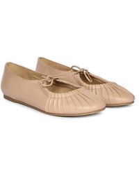 Jelavu - Ellie Tied Bow Ruched Ballerina - Lyst