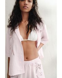 H&M - Broderie Anglaise Shirt - Lyst