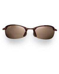 Maui Jim - Makaha 64Mm Polarized Oversize Round Sunglasses - Lyst