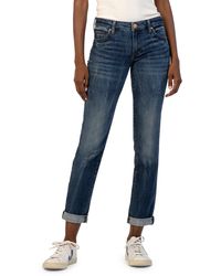 Kut From The Kloth - Catherine Mid Rise Boyfriend Jeans - Lyst