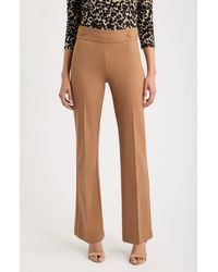 Anne Klein - Side Tab Pull-On Trousers - Lyst