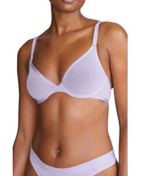 CUUP - The Plunge Underwire Sheer Mesh Bra - Lyst