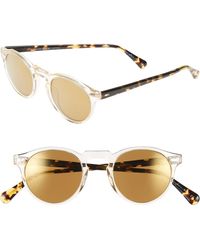 Oliver Peoples - Gregory Peck 47Mm Retro Sunglasses - Lyst