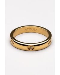 Atolea - Sparkling Band Ring - Lyst
