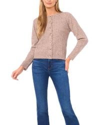 Halogen® - Cable Stitch Cardigan - Lyst