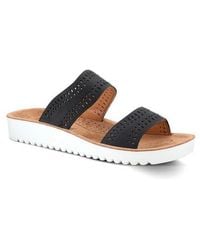 Flexus by Spring Step - Bayshore Crystal Cutout Slide Sandal - Lyst