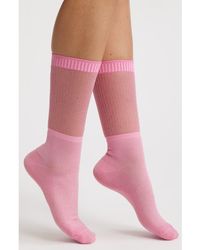 High Heel Jungle - Shimmery Lights Crew Socks - Lyst