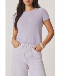 Splendid - Emerson Short Sleeve Sweater - Lyst