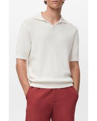 Mango - Johnny Collar Polo Sweater - Lyst