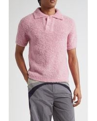 ERL - Gender Inclusive Alpaca Blend Polo Sweater - Lyst