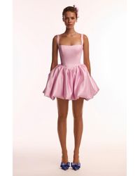 Milla - Corset Formal Occasion Mini Dress With Bubble Skirt - Lyst