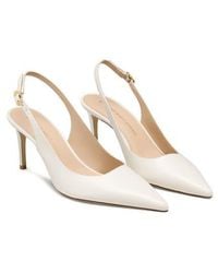Stuart Weitzman - Stuart Power 75 Pointed Toe Slingback Pump - Lyst