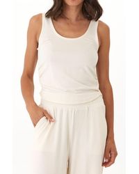 Threads For Thought - Juliette Ruched Terry Tank - Lyst