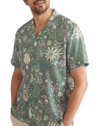 Marine Layer - Print Button-up Camp Shirt - Lyst