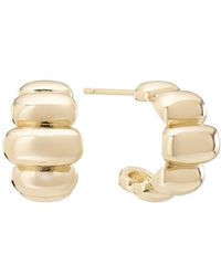 ATHRA LUXE - Graduated Oval Hoop Earrings - Lyst