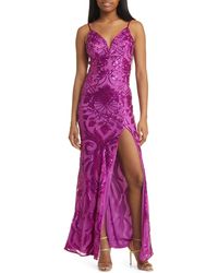 Lulus - Made For Magic Sequin Mermaid Gown - Lyst