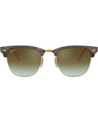 Ray-Ban - Clubmaster 51mm Gradient Round Sunglasses - Lyst