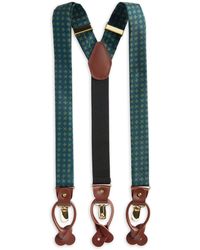 CLIFTON WILSON - Floral Silk Suspenders - Lyst
