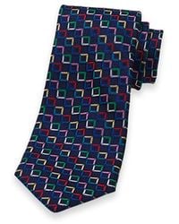Paul Fredrick - Patterned Woven Silk Tie - Lyst