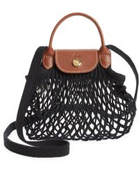Longchamp - Le Pliage Filet Strapped Mini Shoulder Bag - Lyst