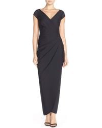 Alex Evenings - Embellished Jersey Column Formal Gown - Lyst