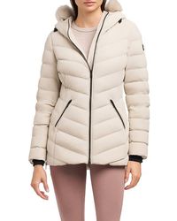 Moose Knuckles - Roselawn 5 Water Repellent 800 Fill Power Down Puffer Jacket With Genuine Shearling Trim - Lyst