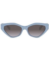 Celine - Triomphe 17 56Mm Cat Eye Sunglasses - Lyst