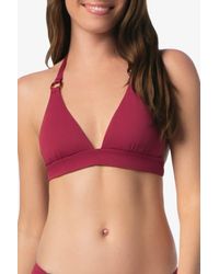 Helen Jon - Tortoise Ring Banded Halter Top - Lyst